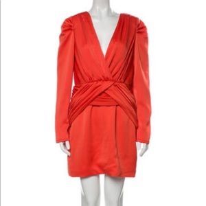 Nicholas plunge neck dress